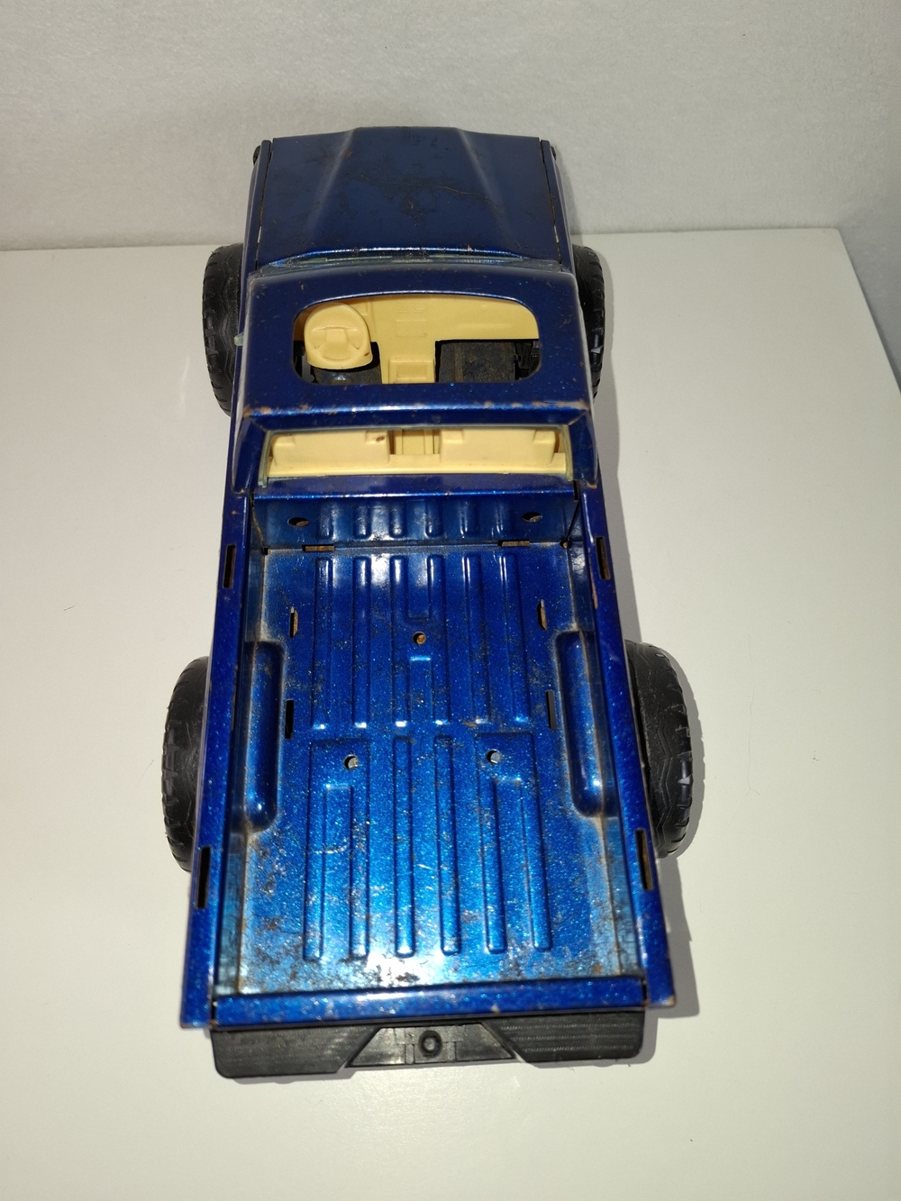 Vintage 90's Blue Red 4x4 Toy Pickup Truck - Kids Toy - Picture 3 of 11